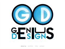 Tablet Screenshot of genius-designs.com